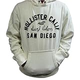 Brand New Hollister White San Diego Hooded Sweatshirt Hoody