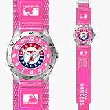 Texas Rangers MLB Pink Women's Future Star Series Watch from Game Time