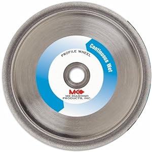 MK Diamond 154026 MK-275 8-Inch 1 2-Inch Radius Electroplated Profile Wheel by 
