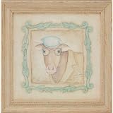 Green Frog Art Vintage Animals On Parade Series Print Framed, Elvis by Green Frog Art