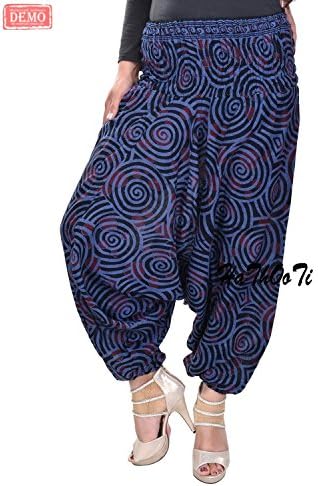 Hathooti - Indian Hippie Yoga Trouser Soft Comfortable Pants unisex