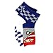 Disney Cars Boys 6 pk Socks (4-6 (shoe size: 7-10), Finish Line Multi Quarter)