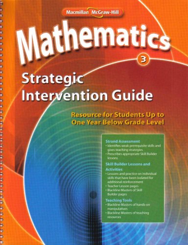 Mathematics 3 Strategic Intervention Guide