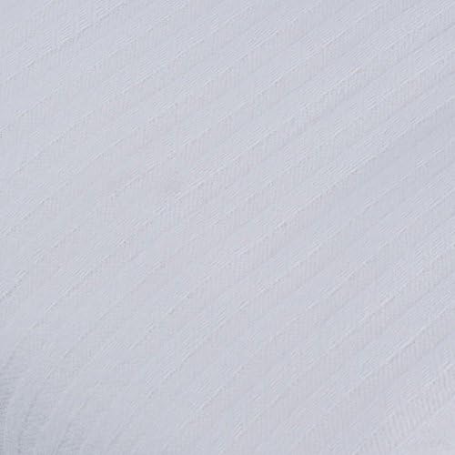 Maine Woolens Chenille Mini Cable Throw Blanket (Throw: 50" x 60", White)