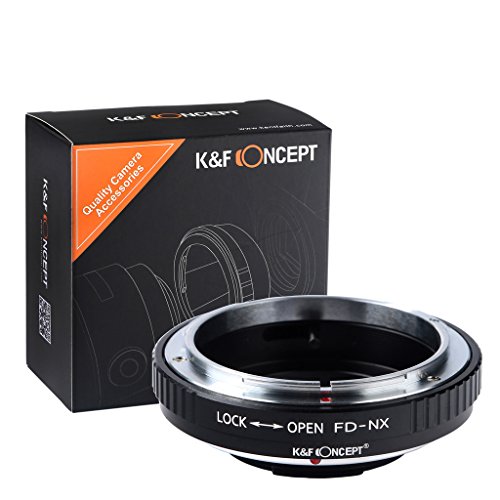 K&F Concept Lens Mount Adapter for Canon FD Mount to Samsung NX Lens Camera Body FD-NX