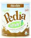 PediaSmart Organic DAIRY Chocolate Complete Nutrition Beverage Powder, 12.7 Ounce