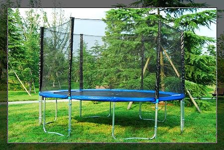 Aosom 15' Trampoline with Safety Net Enclosure Combo