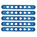 Opar 5PCS Aluminum Front & Rear Door Grab Handle Inserts Cover for 2007 - 2017 Jeep Wrangler JK 4 Door (Blue)