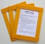 Kids Art Frames - Classic Frames - Yellow Lightweight Plastic Frames - Standard Size
