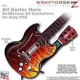 Fire Skin by WraptorSkinz TM fits All Sony PS2 Guitar Hero SG Guitar Controllers (GUITAR NOT INCLUDED)