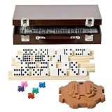 Cardinal Games Game Gallery Wood 12 Dominoes