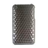 CASETRONICS Black Hexagon Hard Shell Case for Apple iPhone 3G / 3GS