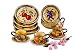16PC DINNERWARE SET FRUITS,GRAPE TUSCANY DECOR