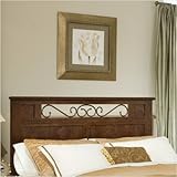 Santa Cruz Panel Bed Headboard in Lexington Cherry Rutice