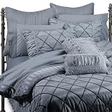 BELLA 8PC Bed in a Bag BEDSPREAD SET w/ 250TC Sheets