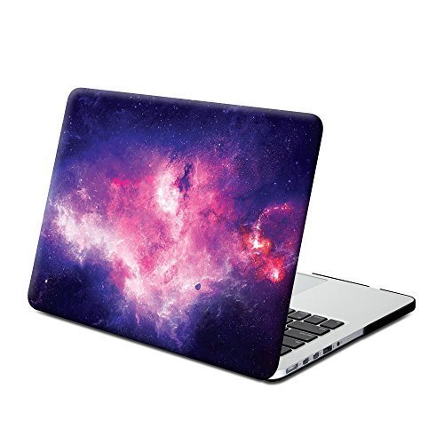 GMYLE Hard Case Print Frosted for MacBook Pro 13-Inch with Retina Display, Galaxy Pattern