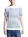 (シップス)SHIPS SC:トリコットボーダー ボートネック Tシャツ 112114763 75 Blue L