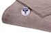 Serta Luxurious Low-Voltage Electric Heated Micro-Plush Triple-Rib Twin Blanket, Khaki