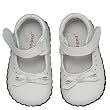 Pediped Isabella Brown Mary Janes with Sheepskin Lining