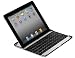 E-Stand LS08-BLK Black Aluminum Case with Built-In Bluetooth Keyboard for iPad 2