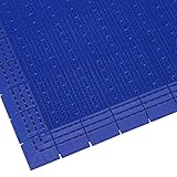 ミヅシマ工業 ニューエルバーマット #18 枠付 900X1800 ブルー 4021350 900×1800