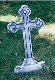 Tombstone 24 Cross - Halloween Decoration