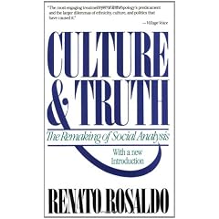 Culture & Truth: The Remaking of Social Analysis