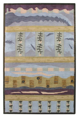 Hand Tufted Palermo Spa Blue Wool Rug PA01 (8\' x 11\')