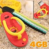 �O���[���n�E�X USB�t���b�V�������� �r�[�`�T���_�� 4GB �u�T�j�[���b�h�v GH-UFD4GBHR