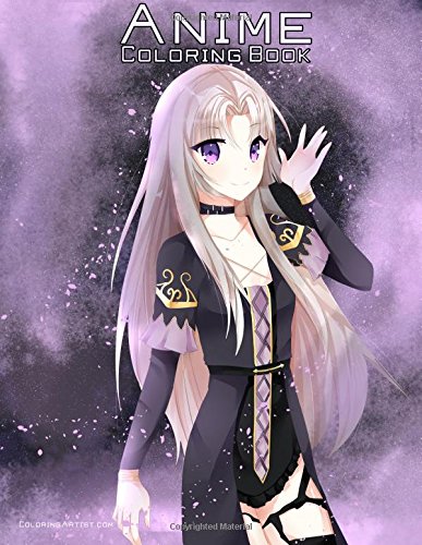 anime coloring book 1 volume 1