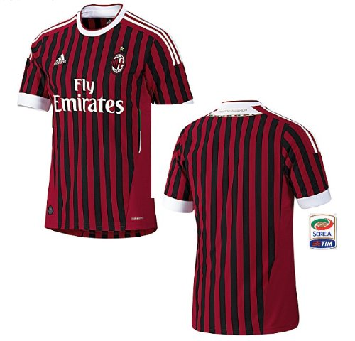 Adidas AC Milan home jersey 2011-12 XLarge