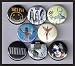 Nirvana Kurt Cobain Set of 8 - 1 Inch Magnets