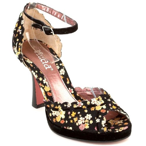 mudd jodi black high heels mudd jodi fabric dorsay shoes ankle strap ...