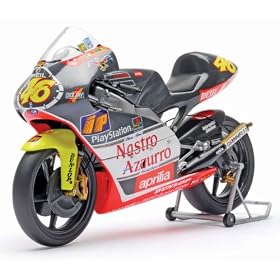 1:12 Scale Valentino Rossi 1999 Aprilia 250 ccm Diecast Model Bike