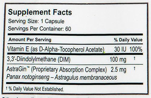 SD Pharmaceuticals Diindolylmethane Dim Hormonal Support Capsules, 60 Count