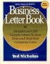 The Executive's Business Letter Book: Includes More Than 150 Sample Letters to Save Time and Help Your Company Grow