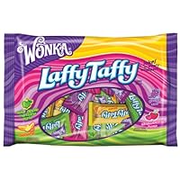 Wonka Laffy Taffy Assorted Flavors, 12-Ounce Bags (Pack of 6)