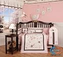 Boutique Brand New GEENNY Blossom Quilt 13PCS CRIB BEDDING SET