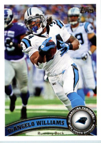 2011 Topps #39 DeAngelo Williams - Carolina Panthers (Football Cards)