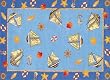 Nautical Excursion Coastal Blue DuraCord Outdoor Rug (size 8x10)