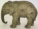 HUBLEY M#80 ELEPHANT old trunk repair CAST IRON BANK