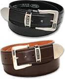 Leather Belt - Casual Jeans Belt - Black or Brown - New