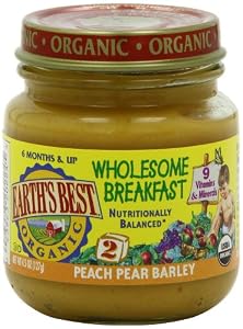 Earth's Best Organic 2nd Wholesome Breakfast, Variety Pack, 4.5-Ounce (Pack of 12)