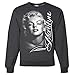 Marilyn Monroe Portrait Signature Crewneck Sweatshirt