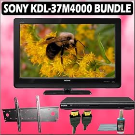 Sony Bravia M Series KDL 37M4000 37in. 720P LCD HDTV + Sony DVD Player w/ Wall Mount Accessory Kit Sony Bravia M-Series KDL-37M4000 37in. 720P LCD HDTV + Sony DVD Player w/ Wall Mount Accessory Kit