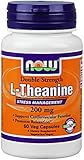 Now Foods, L-Theanine 200 Mg, Veg-Capsules, 60-Count