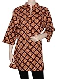 IMAGE OF Sheer Divine Sensational Designer Hand Block Print Cotton Kurta Blouse