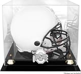 Ohio State Buckeyes Golden Classic Logo Helmet Display Case with Mirror Back