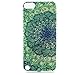 Urberry Touch 5 Case, Tpu Soft Cover for Ipod Touch 5, Green Leaf Pattern Case with a Free Stylus