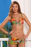 Becca by Rebecca Virtue Happy Colors Underwire Bra Top